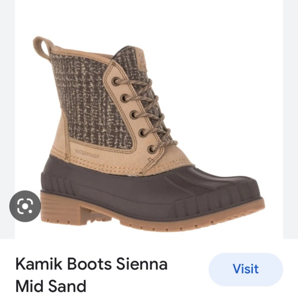 Kamik Winter Boots Size 6 NWT